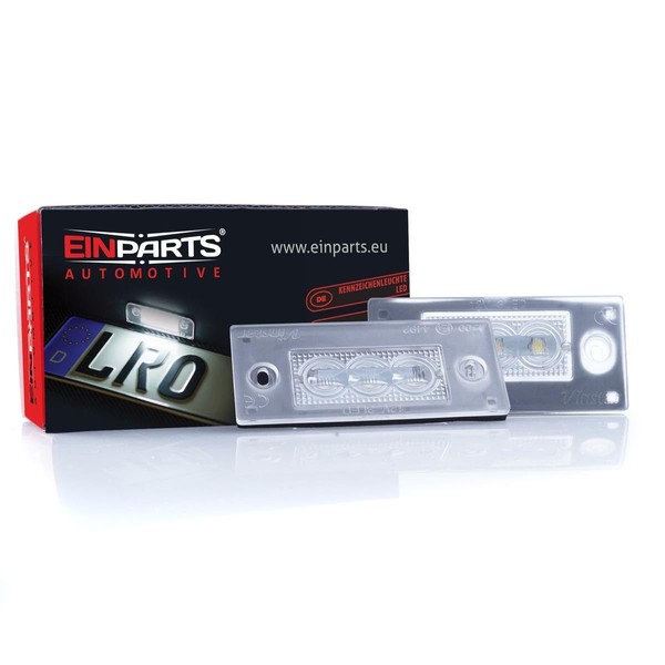 EinParts License Plate Light EP109OE Canbus 6000K Cold White for