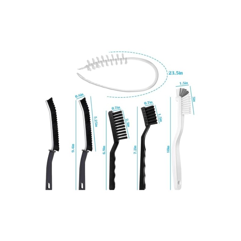 (6 PCS) Front Load Washer Cleaner Brush