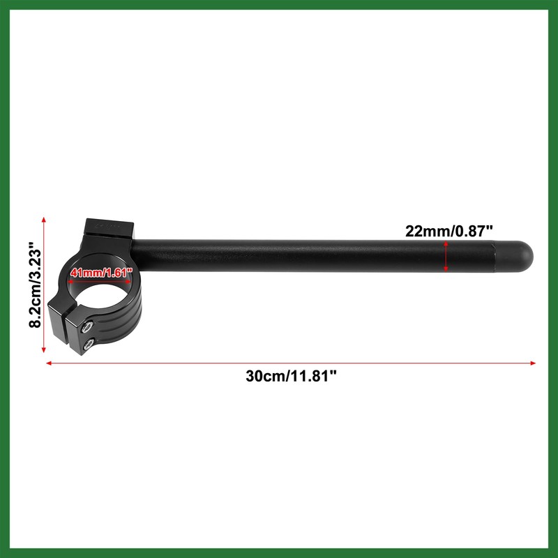 Motoforti 1 Pair 41mm Motorcycle Handlebar Adjustable Motorbike Handle Bar