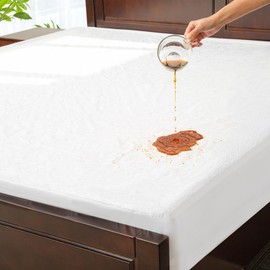 ClevaHome Waterproof Mattress Protector Queen Size, Ultra Soft Terry Cover, Breathable Polyester, Machine Washable, Deep Pockets Fits up to 18 Inches