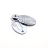 Oval Shaped Beehive/Reeded Door Lock Keyhole Escutcheons in Various Finishes