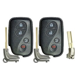 2X New Replacement Proximity Key Fob Remote Compatible with & Fit for Lexus (Read Description) - MPN HYQ14AAB-N-03