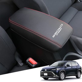 Hearsheng Toyota New Corolla Cross ZSG10 ZVG11 ZVG15 Series 10 Series (September 2021 ~) Leather Material Armrest Cover Console Box Cover Interior Custom Parts Accessories Nail Scratch Resistant