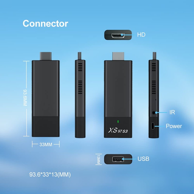 GEOINU TV Stick for Android 10.0 Smart TV Box Streaming