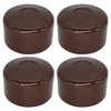 SKIR'CO RAL 8028 Fence Post Caps Round 51 mm Brown