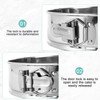 Spmarkt 10-inch Stainless Steel Springform Pan with Silicone Protector, Removable