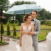 VALICLUD Automatic Opening Close, Transparent Pocket Umbrella, Easy to Carry,