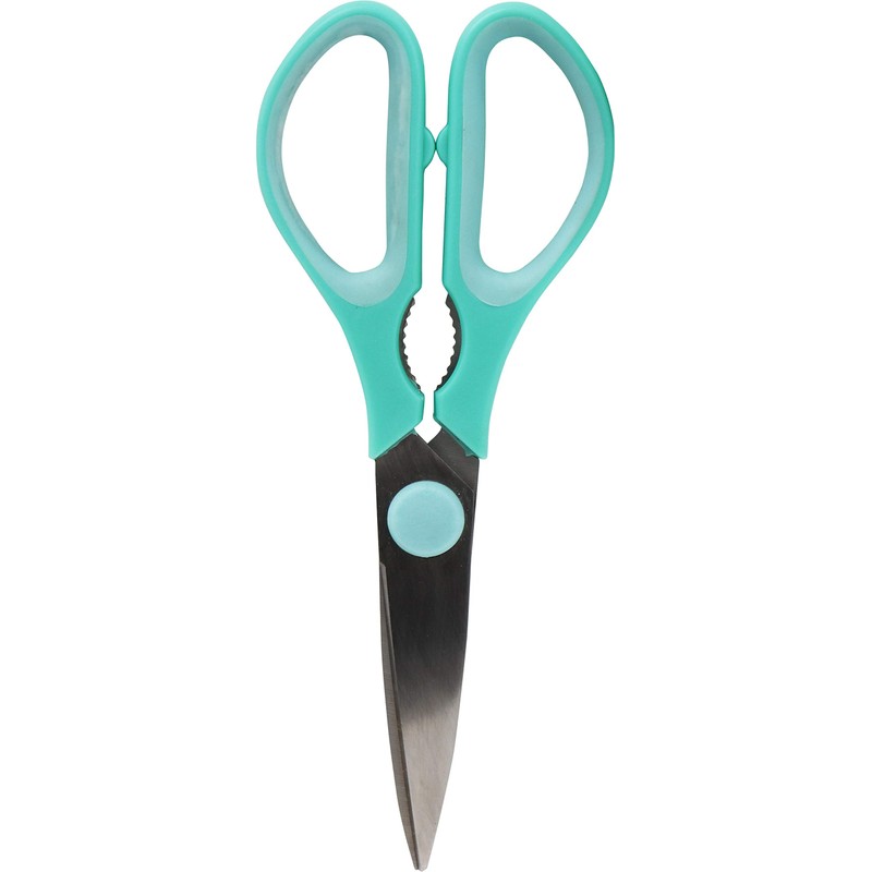 Macross MCK-114 Kitchen Scissors, Stainless Steel, Washable, Dishwasher Safe, Cap
