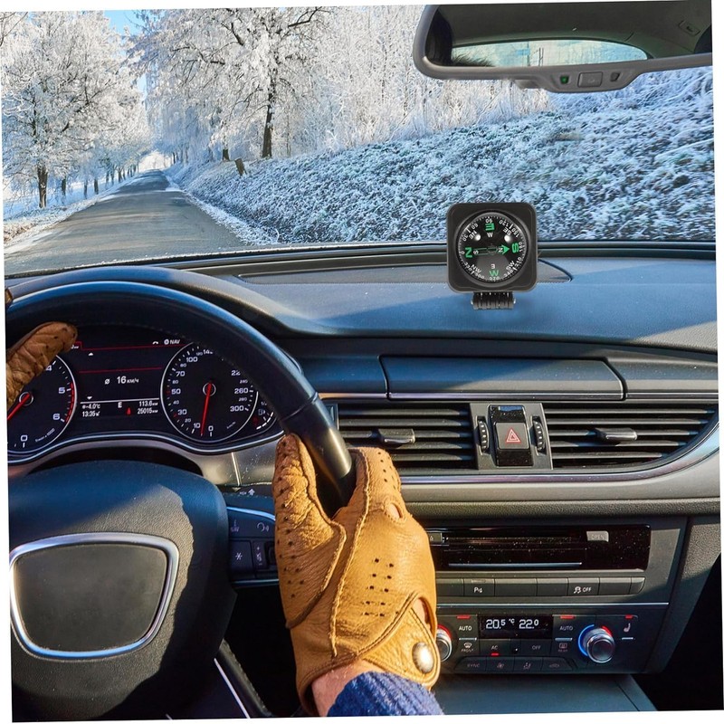 Outdoor Car Compass Compass Ball Adjustable Car Direction Decoration Boat