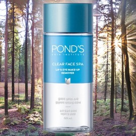 Ponds Skin-Friendly Eye Area Cleansing Clear Face Spa Lip & Eye Makeup Remover 1pc 120ml / 폰즈 피부 친화적 눈가 클렌징 클리어 훼이스 스파 립 앤 아이 메이크업 리무버 1개 120ml