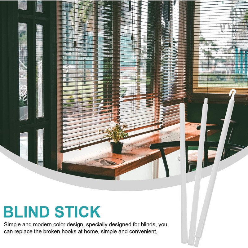 Garneck Blind Wand Window Blind Tilt Rod with Hook and
