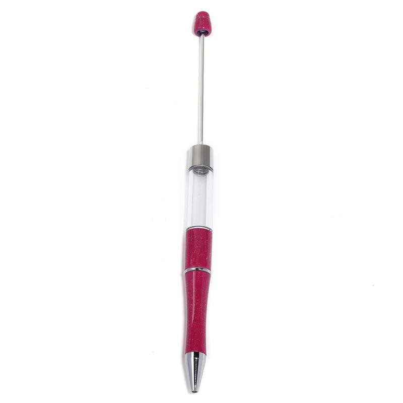 【P190】10PCS Creative DIY empty tube crystal plastic beaded ballpoint pen:_3#