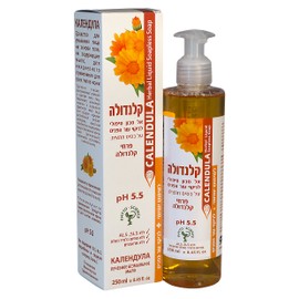 DAN Pharm CALENDULA Herbal Treatment Liquid Soapless Soap for facial skin washing. FACIAL SKIN CLEANSING & MAKEUP REMOVAL For daily face wash, for all skin types