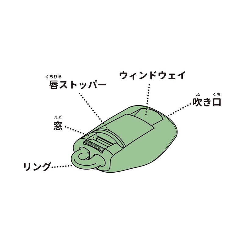 SUZUKI Suzuki Magic Whistle MW-01G - A mysterious whistle that