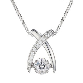 Crossfor New York Dancing Stone Necklace Jupiter NYP - 550 Jewelry Kotobuki Polishing Cloth Set