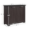 Smhxo Tilt Out Trash Cabinet, Wooden Kitchen Trash Can Cabinet