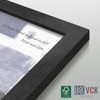 VCK 16x24 Picture Frame 3 Pack, Black Wood Poster Frame