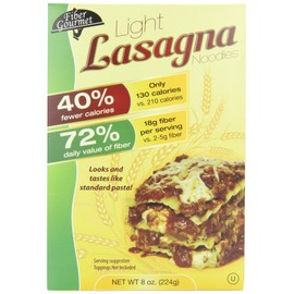 Fibergourmet Light Lasagna, 12-Count Packages
