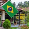 60×90 CM Brazil Flag,2×3 FT Brazilian Decor,Double Side Digital Printed