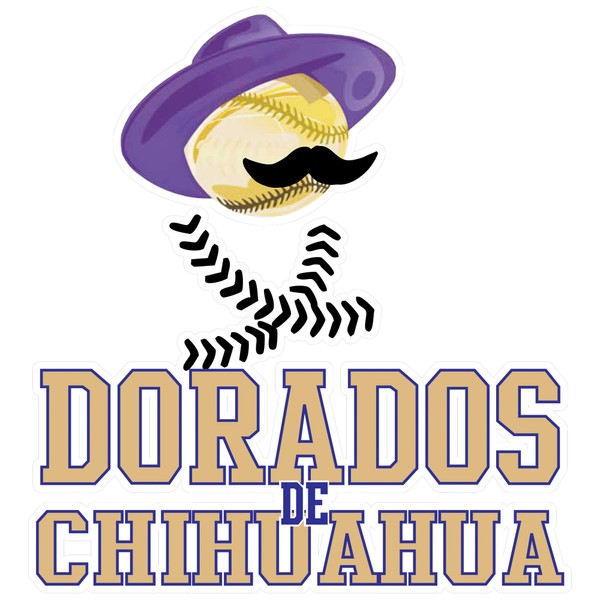 Arza Sports Dorados de Chihuahua Baseball Team Car Decal/Sticker Multiple Sizes (7")