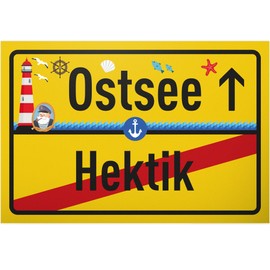 DankeDir! Baltic Sea Holiday Sign 30 x 20 cm Sign Gift Idea Colleagues Friends Decoration Party Decoration Door Sign Birthday Gift Wall Decoration Saying Sign Funny Saying