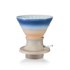 HARIO SSDC-200-SUN Coffee Dripper Switch, Sunrise, Kenji Sakaguchi, Collaboration Model, Arita Ware, Dipping Type Dripper with 40 Paper Filters