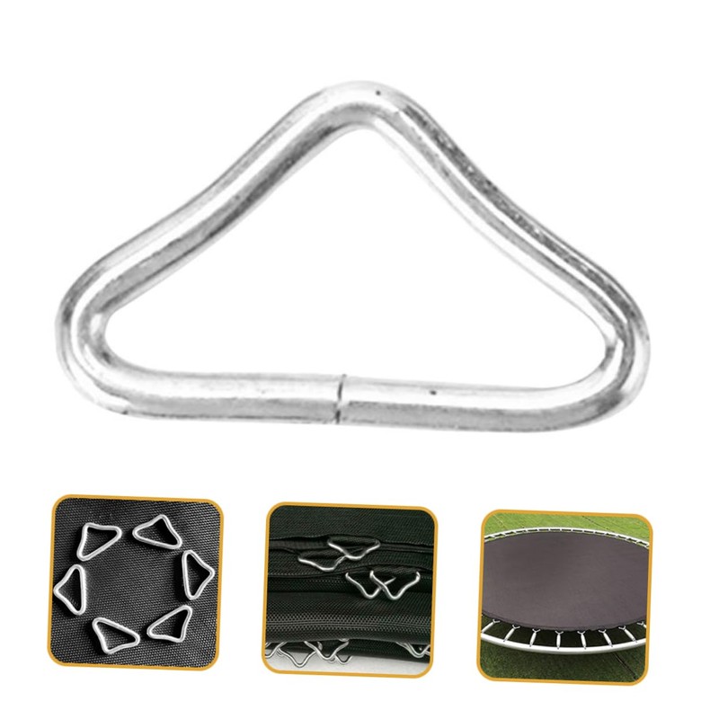 Sosoport 36Pcs Portable Triangle Buckles for Trampolines Durable V Shaped