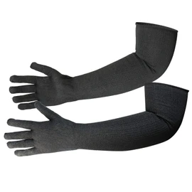 Protective Kevlar Gloves with Sleeves - Level 5 Protection, Heat & Cut Resistant for Welding, Kitchen, Gardening