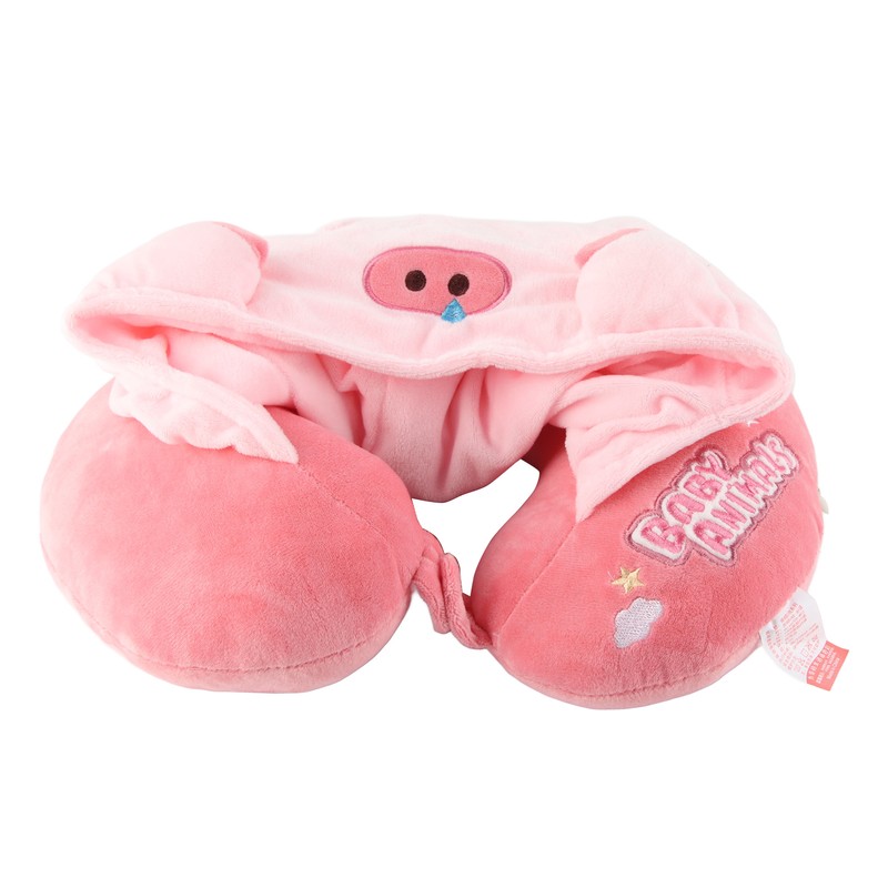 Hooded Neck Pillows Hoodie U Shape Travel Pillow Head Chin