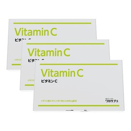 ワカサプリ ビタミンC 3個セット 粉末 30包 1ヵ月分 1包 粉末タイプ 1包で2,000mg レモン約100個分 ビタミンC不足の方に 国内製造 高含有 サプリメント
