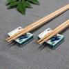 Chopsticks Rest Stylish Kutani Ware Pair Chopsticks Rest Set Fengjin