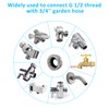 Garden Hose Adapter for Female G1/2 to Male 3/4'' GHTM