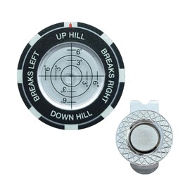 [Arena Leo] Golf Marker Magnetic Cap Clip Green Marker for Hat (White)