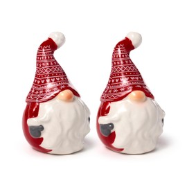 Puckator Scandi Christmas Gonk Ceramic Salt and Pepper Set