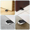 WUFANC Pack of 2 Door Wedge Rubber, Stackable Door Stopper,