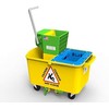 Eco-Bucket, Mop Bucket, Clean Mopping System, Mop Bucket with Wringer