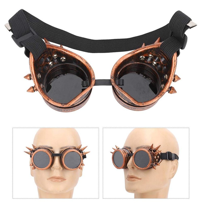 Cycling Goggles Vintage Sunglasses Steampunk Goggles Windproof Motorcycle Bicycle Glasses