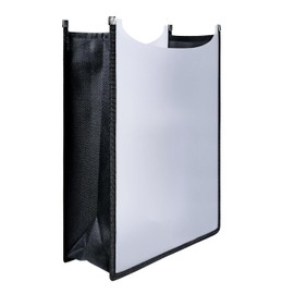 D.RECT Notebook Box A4 School Bag, Open Top, Children's School Notebook Box Made of Plastic for Loose Leaf Binders, Books, School Notebooks, Pads and Documents, Sturdy Folder for Backpack, Transparent