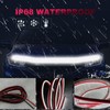 AHMURZOE 70Inch Car Hood LED Light Strip Dynamic Scan Start-up