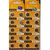 Tianqiu 20 X AG8 V391 L112 381 G8 391A SR55 L1121 D391 ALKALINE BUTTON CELL BATTERY Hg0%