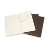 Moleskine CH018P2 Large Plain Cahier Journal - Coffee Brown (Pack