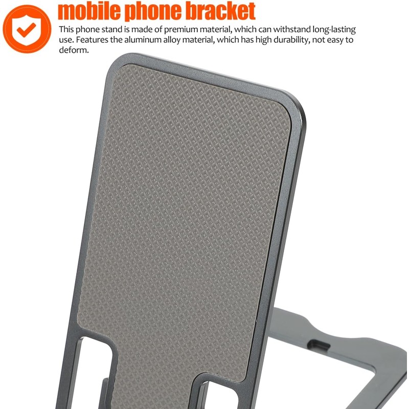 Soporte Plegable para Celular Aluminio Base Antideslizante Ajustable