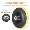 sourcing map 5 Inch Hook and Loop Sanding Disc Pads