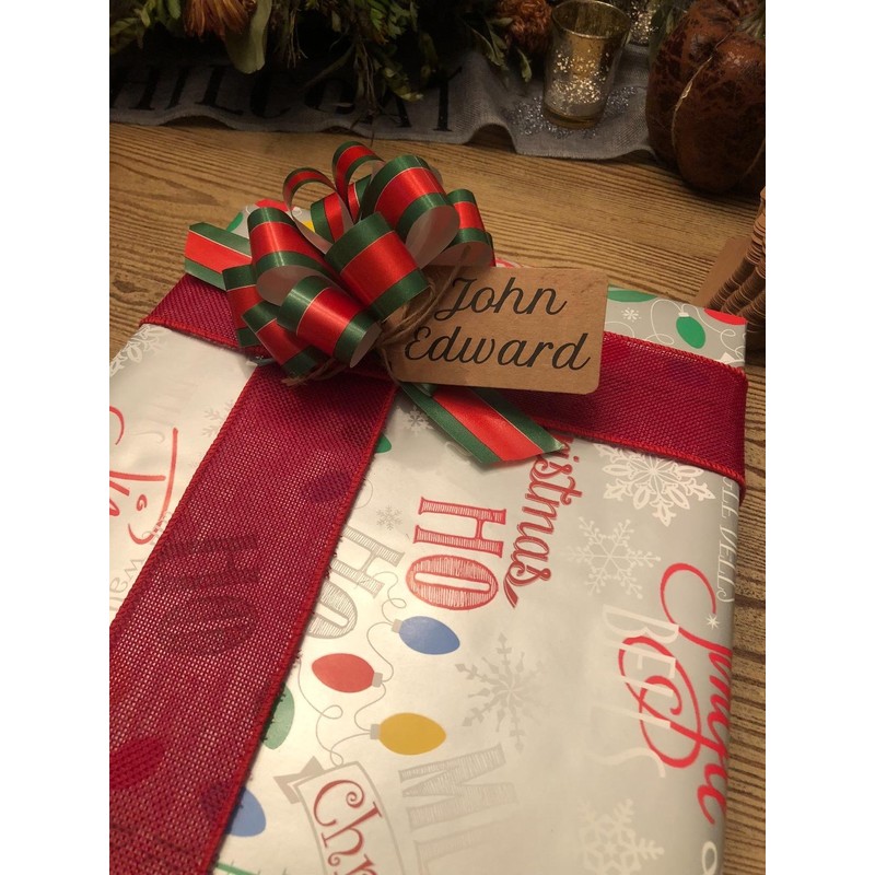 Honbay 100PCS 10x5cm/4x2inch Kraft Paper Blank Gift Tags Labels with