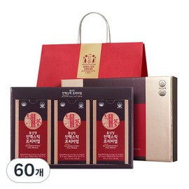 Road of Red Ginseng Extract Stick Premium + Shopping Bag, 10ml, 60 Pieces / 홍삼의길 진액스틱 프리미엄 + 쇼핑백, 10ml, 60개