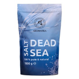 Bath Salt with Dead Sea Salt 1kg (zipper) - 100% Pure and Natural - Dead Sea Salts 1000g - Body Care - Best Benefits for Good Sleep - Beauty - Bathing - Body Care - Wellness - Relax - Spa