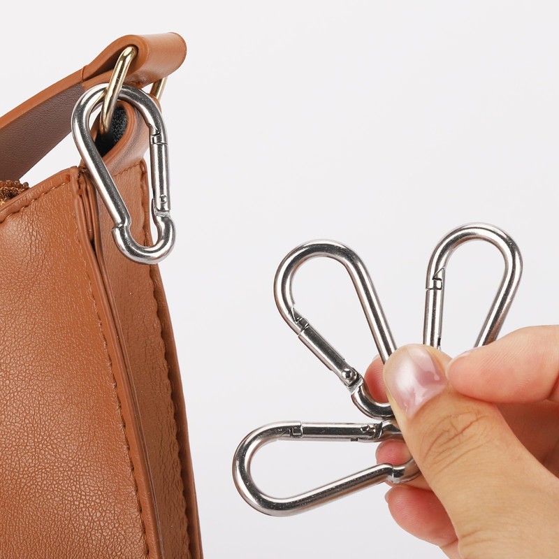 35 Pcs Small Carabiner Clip, 1.57 inch 304 Stainless Steel