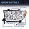 PIT66 Headlights Assembly Pair Fit for 2007-2013 Tundra (W/O Headlight