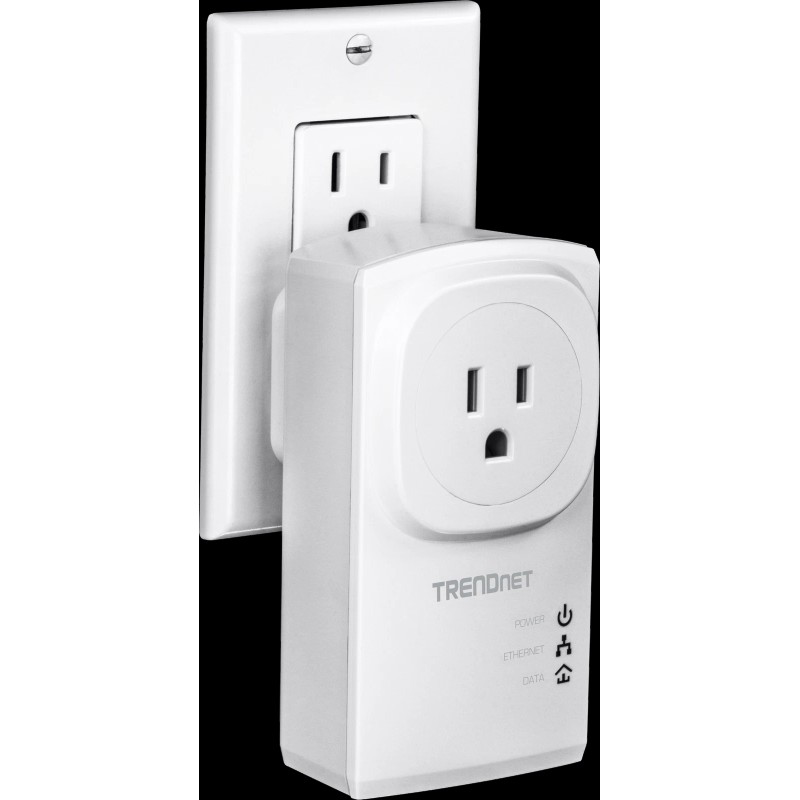 TRENDnet TPL-407E2K 500 AV Compact Powerline Adapter Kit /w Pass