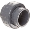 Spears 857 Series PVC Pipe Fitting, Union with Viton O-Ring,